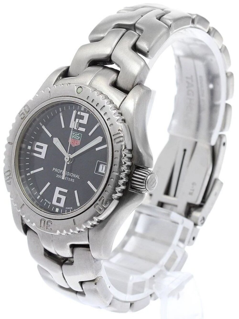 TAG HEUER Link WT1210 Date black Dial Quartz Men's Watch_965495